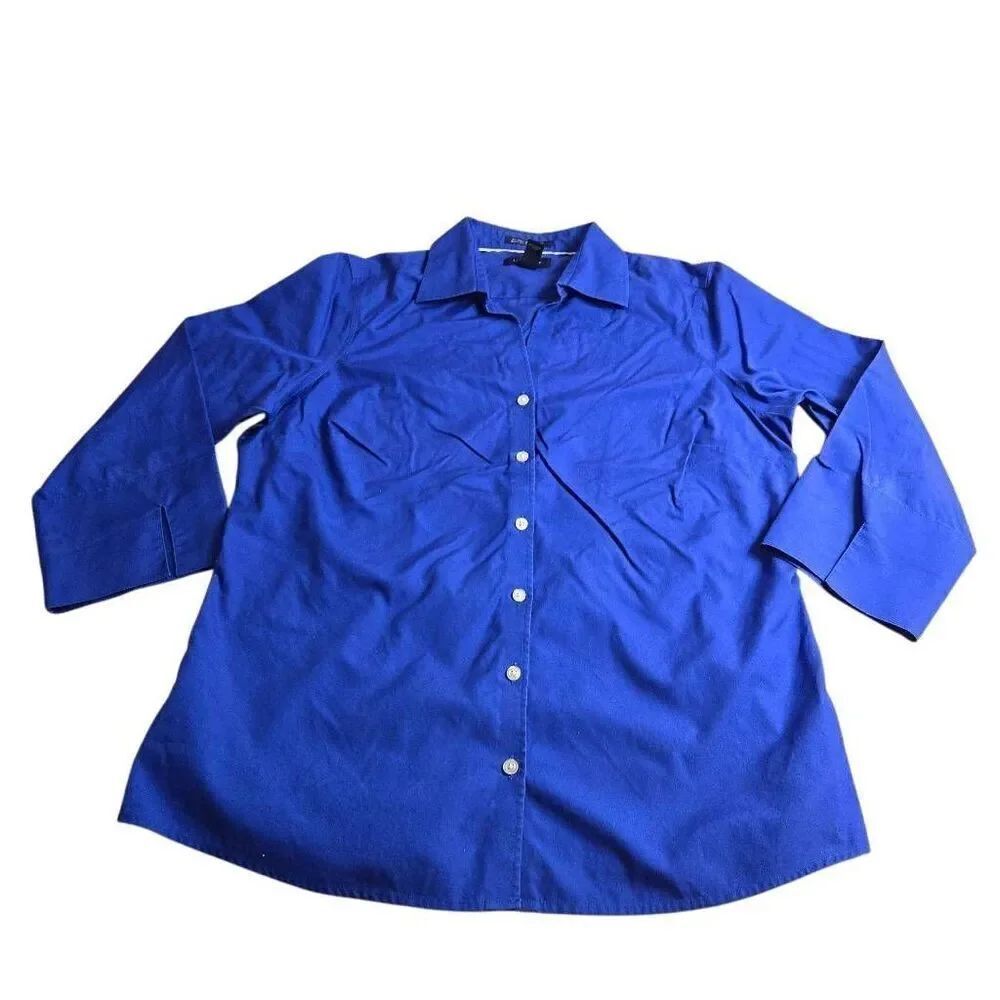 Lands' End Woman button-down blouse 12